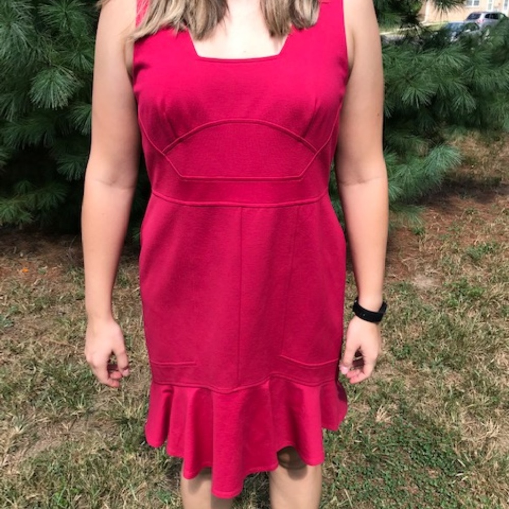 Red dress